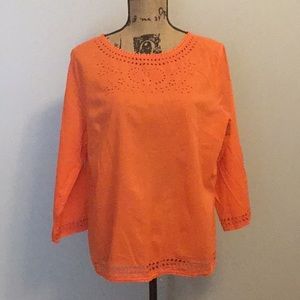 EXCELLENT CONDITION!! Orange lightweight blouse